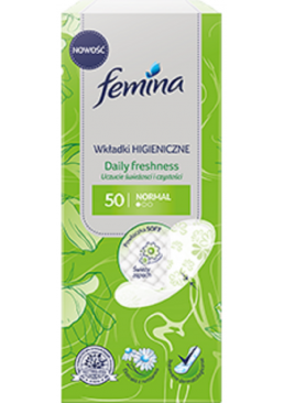 Гігієнічні прокладки Femina NORMAL fresh, 50 шт